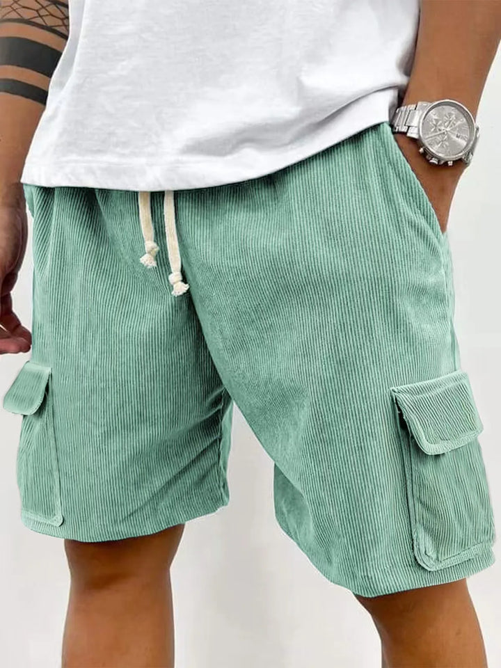 Kees | Heren Korte Broek Casual Cargo Zak Drawstring Relaxed Fit