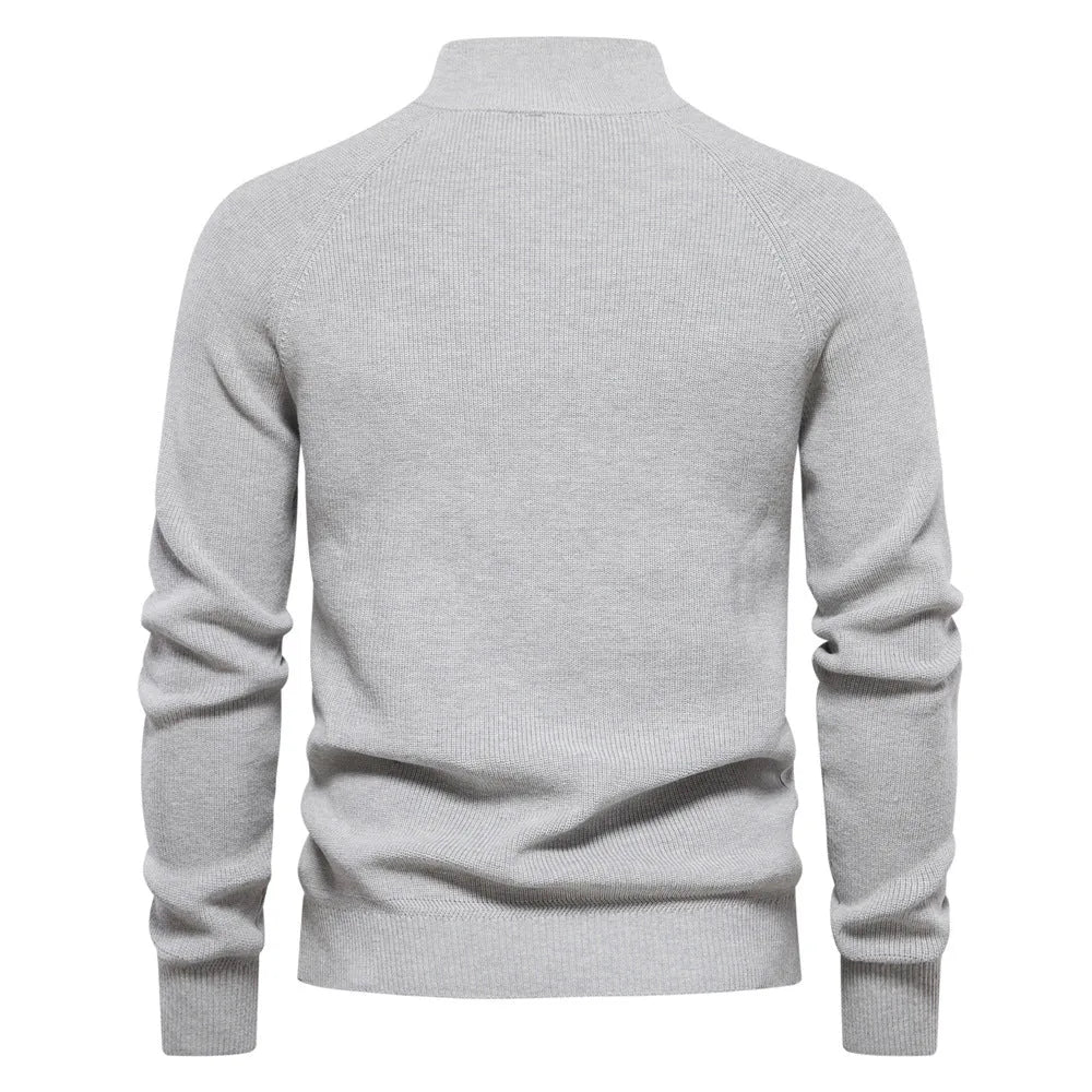 Hugo Luxe half zip trui met opstaande kraag