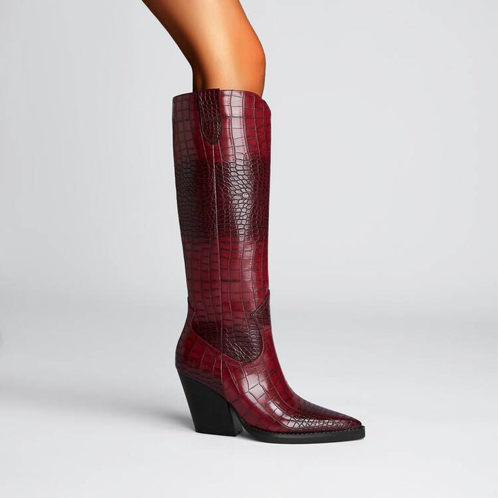 Westlyn Croc Leren Laarzen