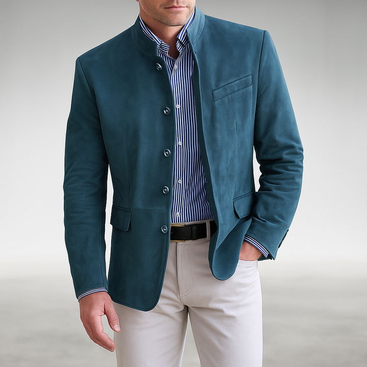 Adrian | Casual Moderne Knop Cardigan