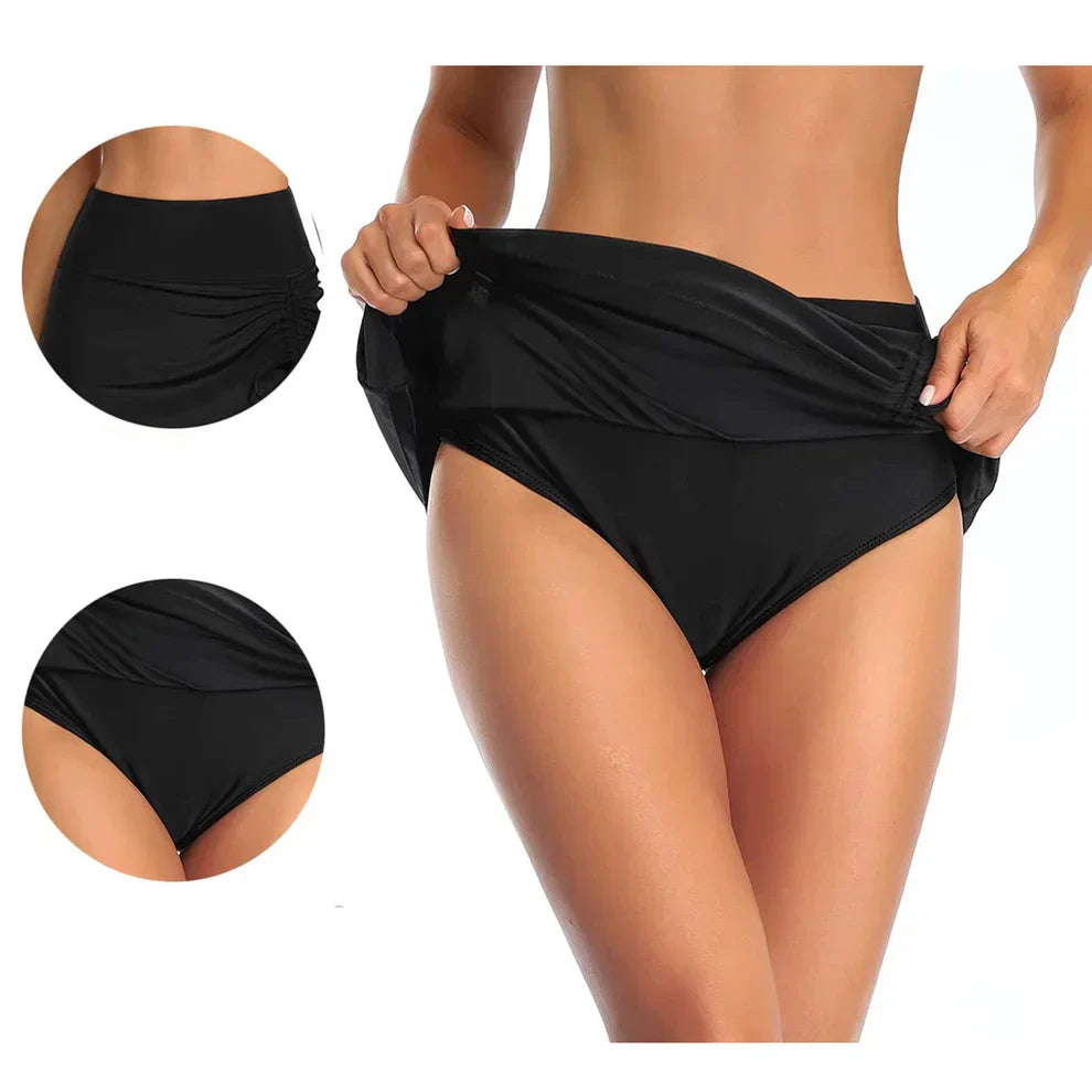 Zwarte Skirt voor Dames met Zwemfunctie