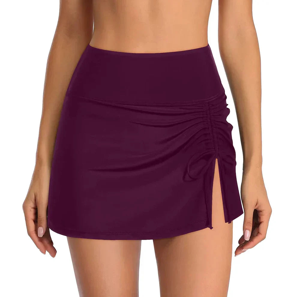 Zwarte Skirt voor Dames met Zwemfunctie