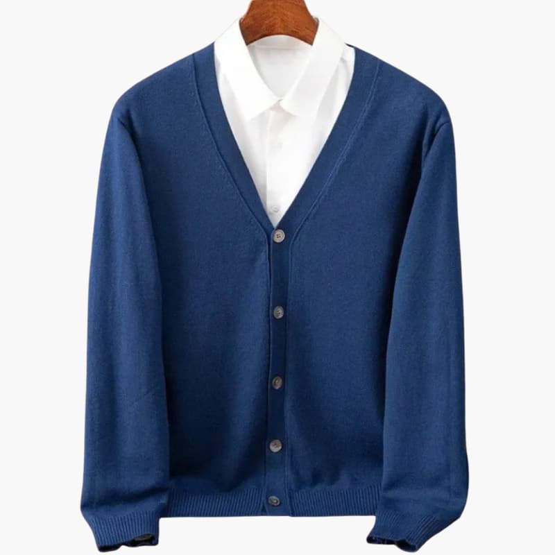 Heren Classic V-Hals Knopen Cardigan