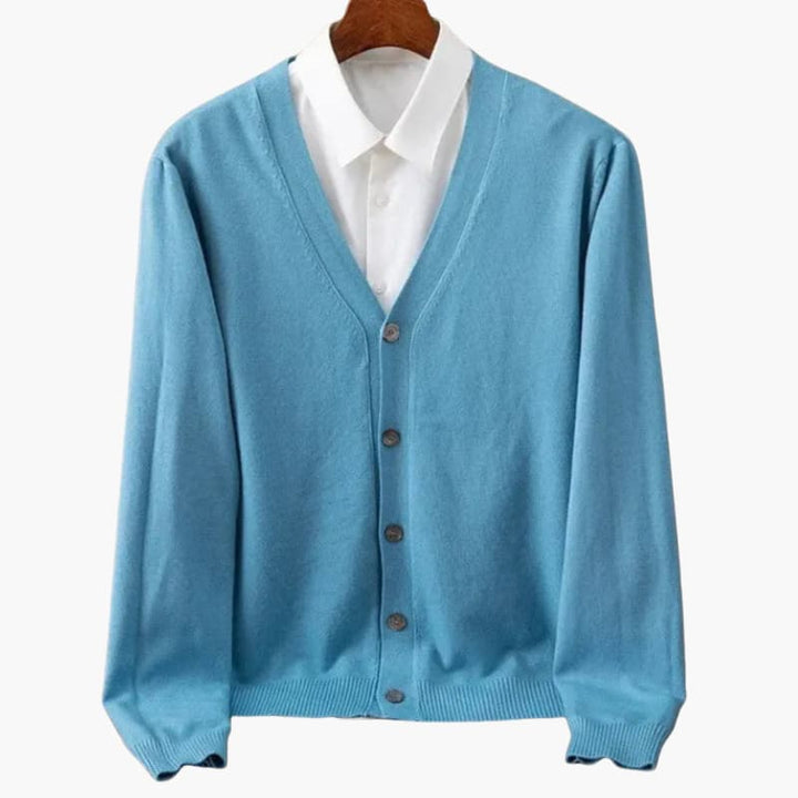 Heren Classic V-Hals Knopen Cardigan