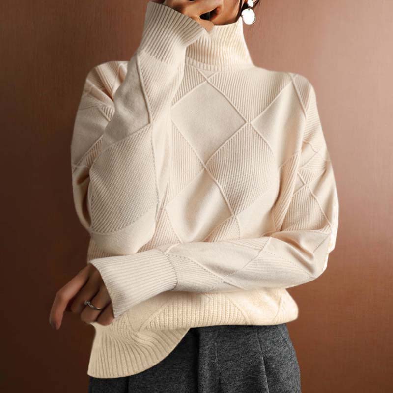 Charlotte – Stijlvolle High-Neck Pullover