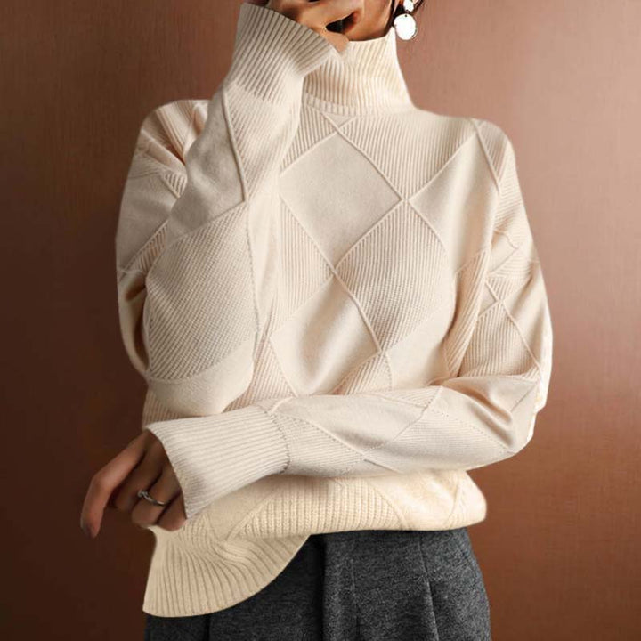 Charlotte – Stijlvolle High-Neck Pullover