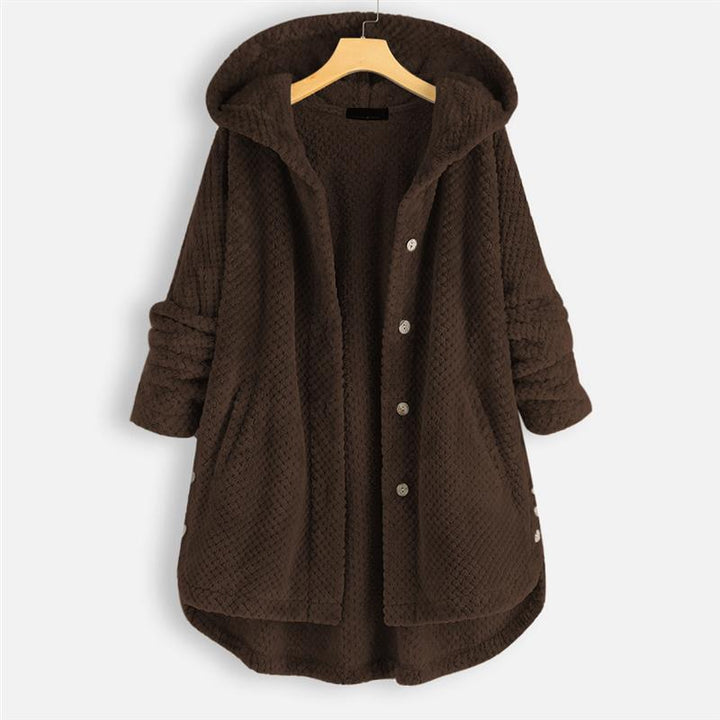 MIRA – GEZELLIGE HOODED KNOOPJAS