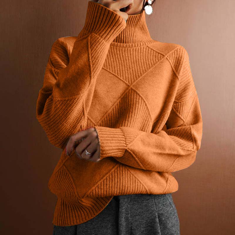 Charlotte – Stijlvolle High-Neck Pullover