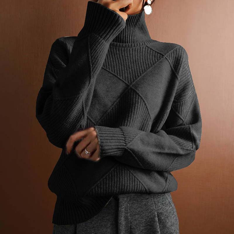 Charlotte – Stijlvolle High-Neck Pullover