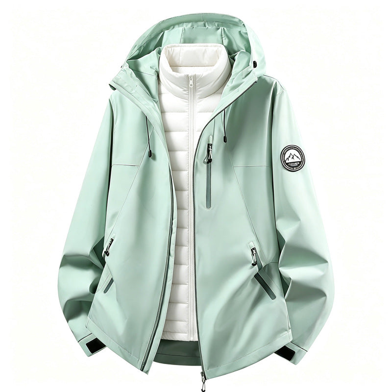 Dames Softshell-Outdoorjack met afneembare binnenjack