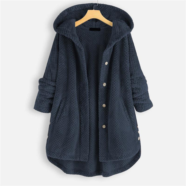 MIRA – GEZELLIGE HOODED KNOOPJAS