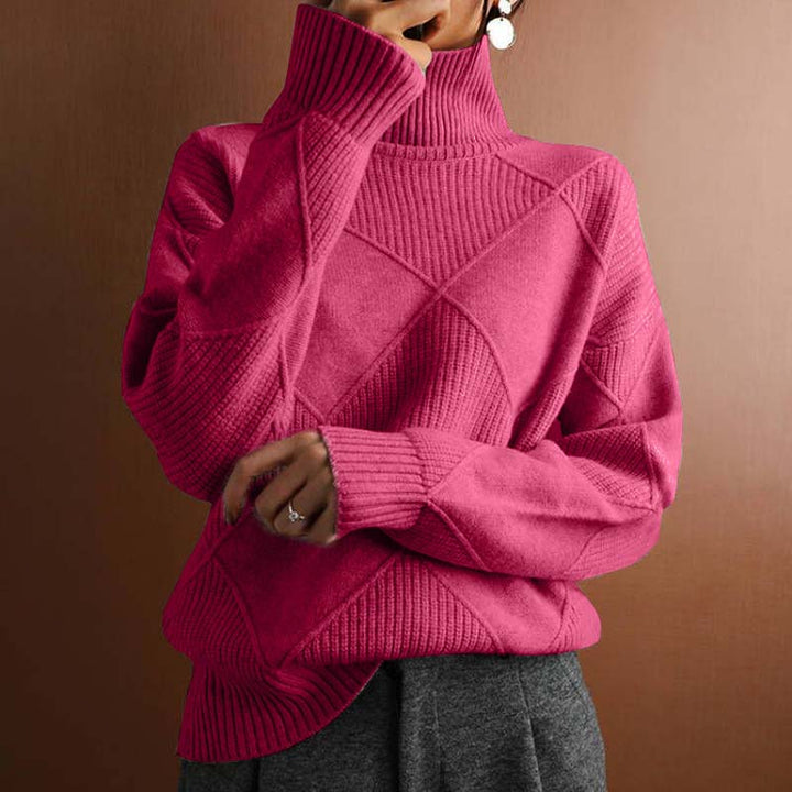 Charlotte – Stijlvolle High-Neck Pullover