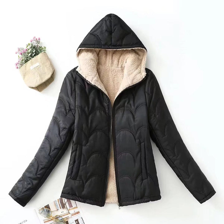 Dames lange mouwenjacke met Capuchon en Zakken