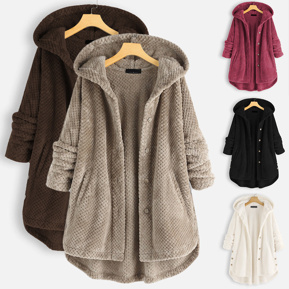MIRA – GEZELLIGE HOODED KNOOPJAS
