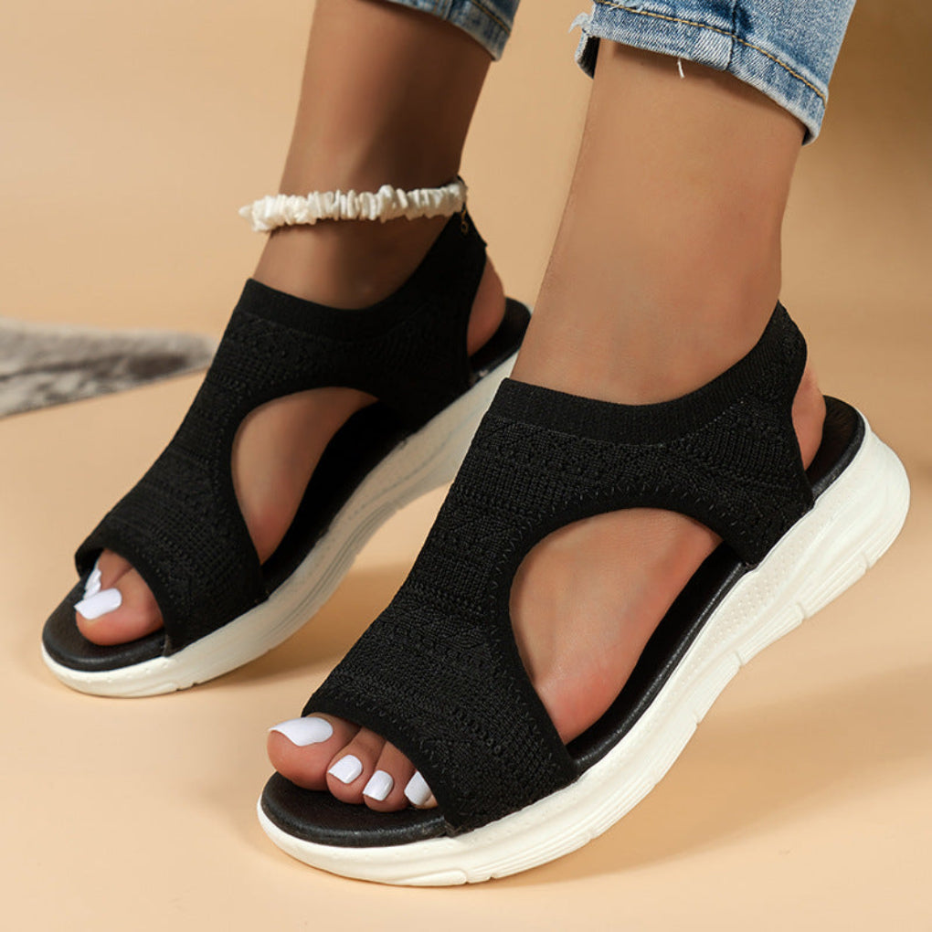 Sport Sandalen Met Orthopedisch Comfort En Gebreid Bovenwerk Voor Dames