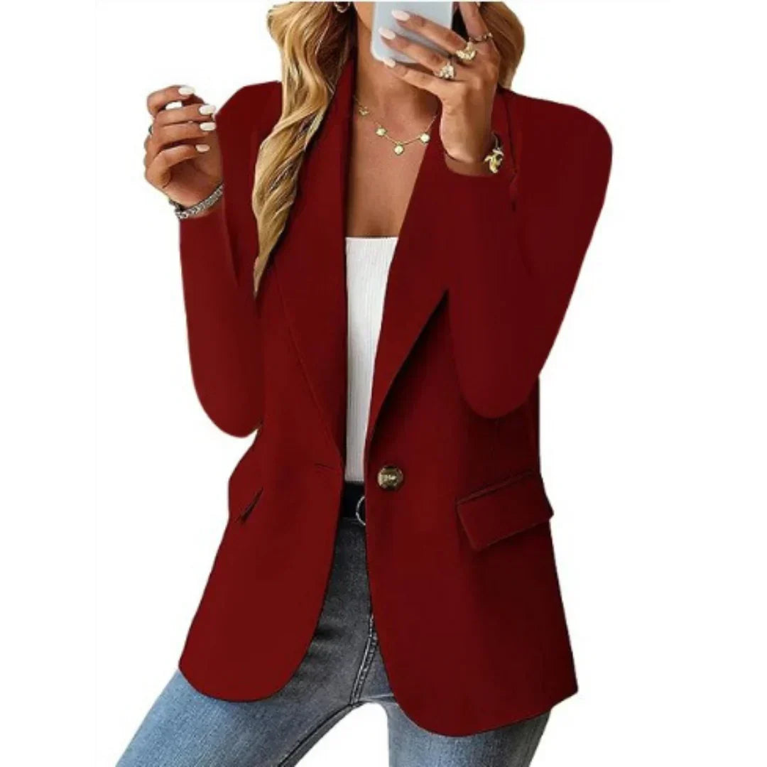 Klassieke Tailored Blazer – Tijdloze Pasvorm & Elegante Afwerking