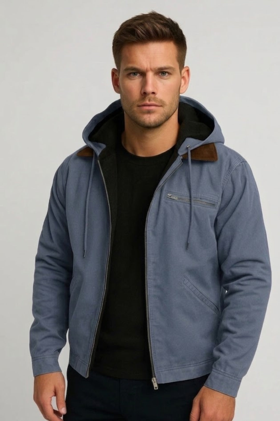 Tussenjas Heren - Casual Zip Model met Capuchon | Relaxed Fit