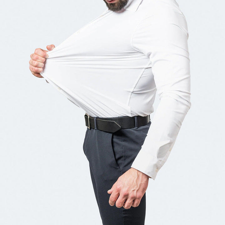 Overhemd met hoge stretch Heren | Strijkvrij & Ademend Comfort