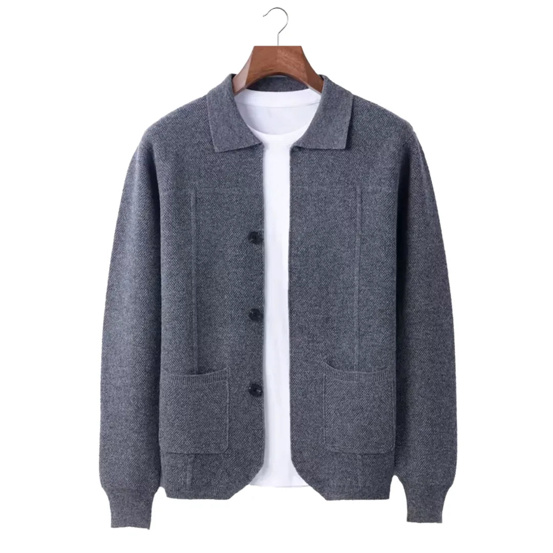 Cardigan van 100% cashmere met knoopsluiting