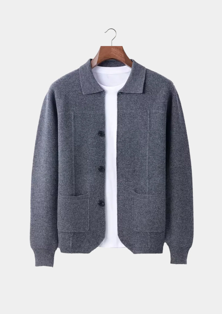 Cardigan van 100% cashmere met knoopsluiting
