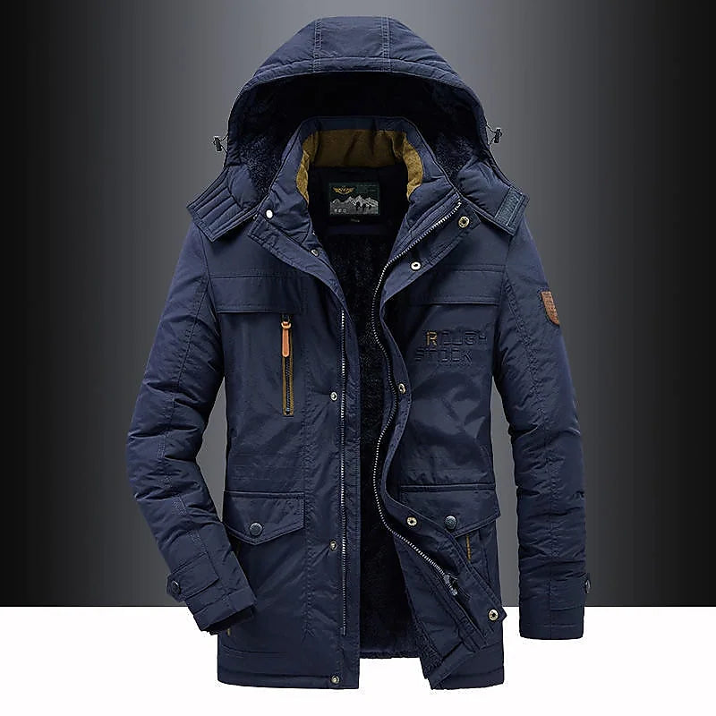 Parka Jas Heren | Heren Winterjas Parka | Capuchon & Bescherming Tegen Kou
