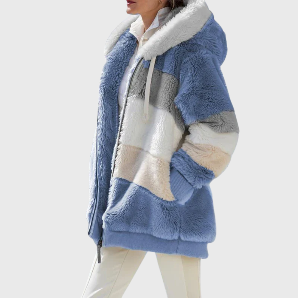 Sofia | Elegante Multicolor Warme Pufferjack