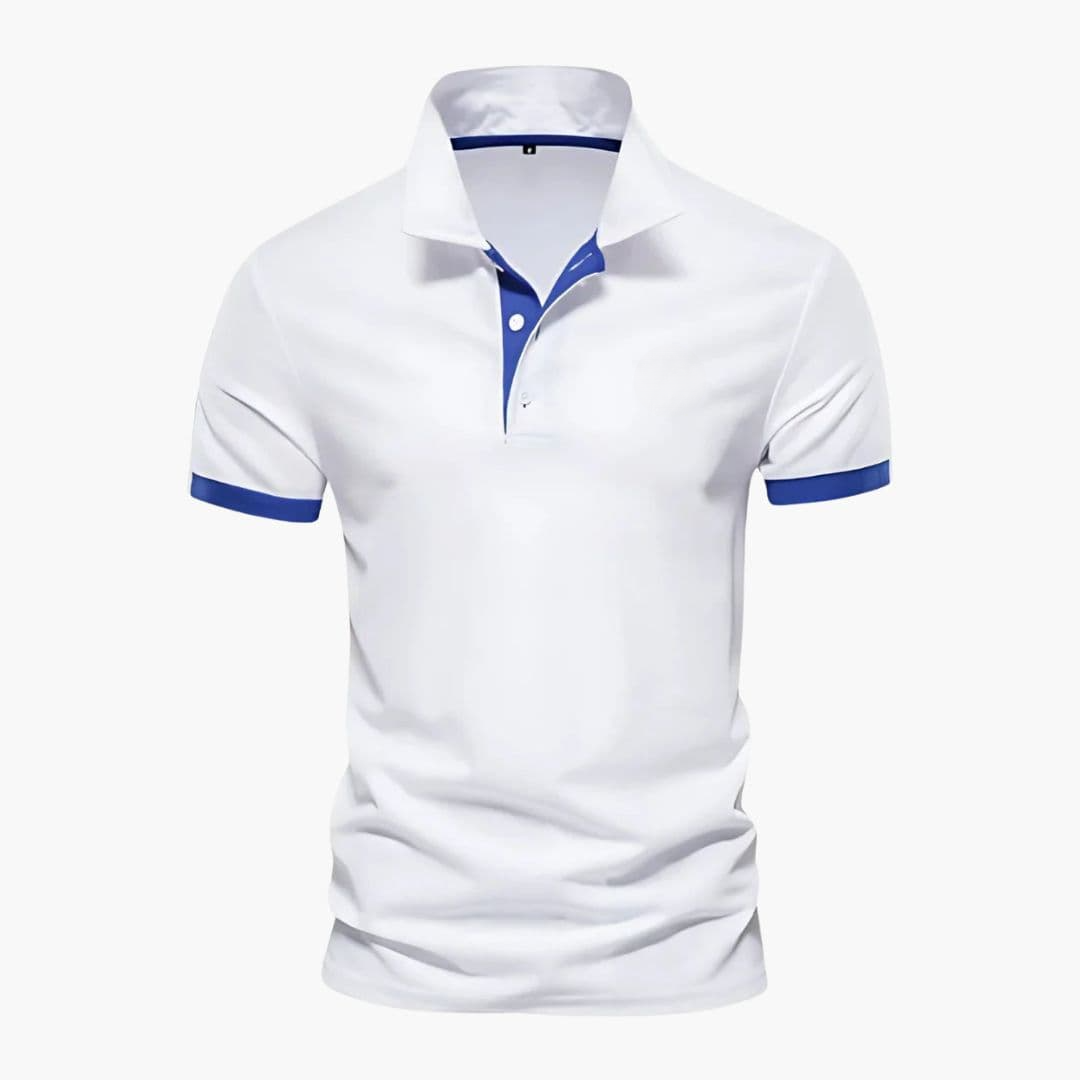 Polo Heren | Korte Mouwen & Contrast Details voor Smart-Casual Stijl