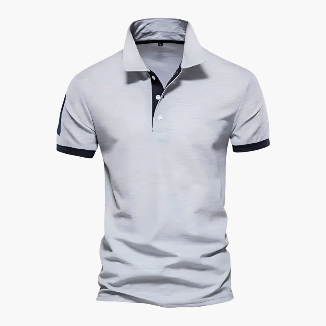 Polo Heren | Korte Mouwen & Contrast Details voor Smart-Casual Stijl