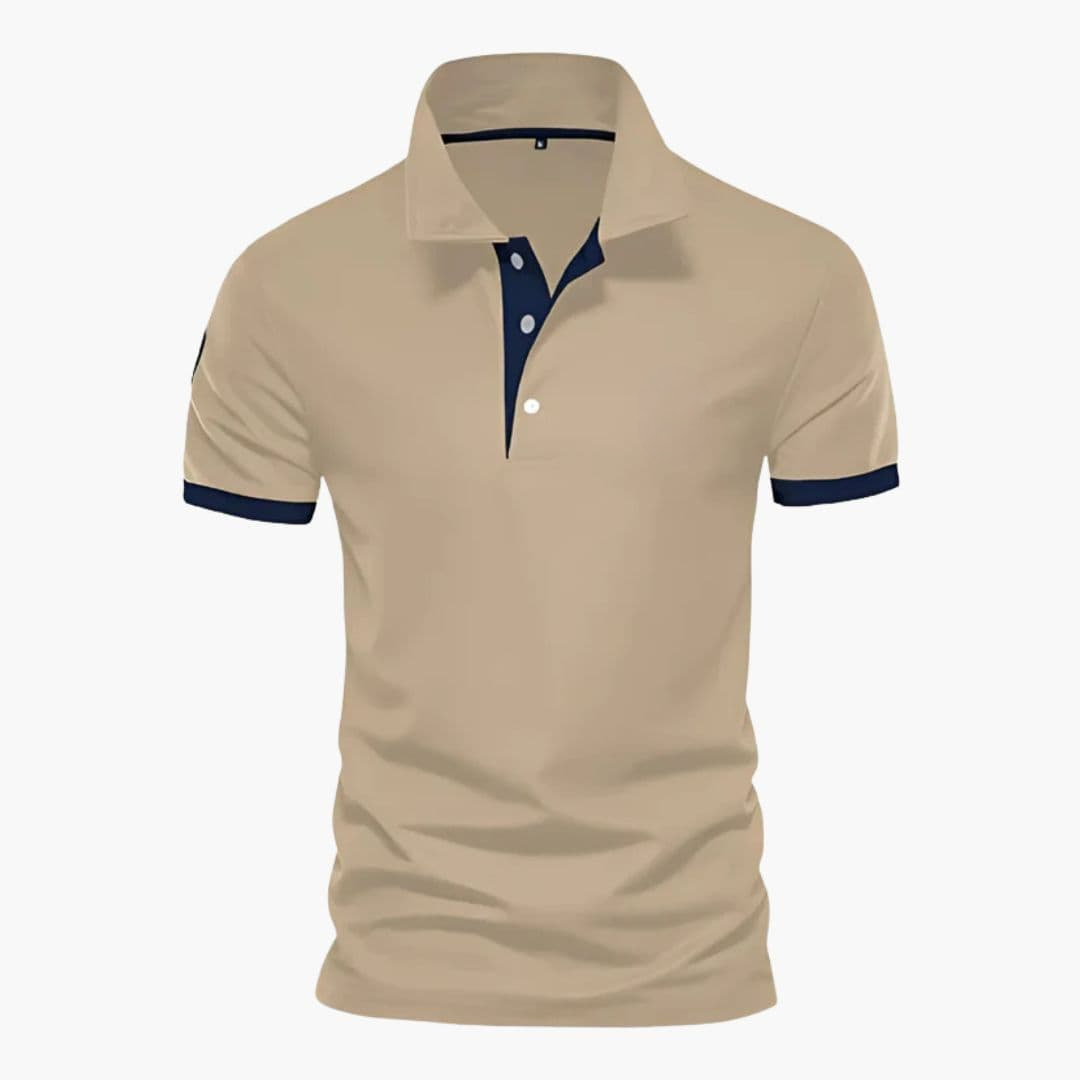 Polo Heren | Korte Mouwen & Contrast Details voor Smart-Casual Stijl