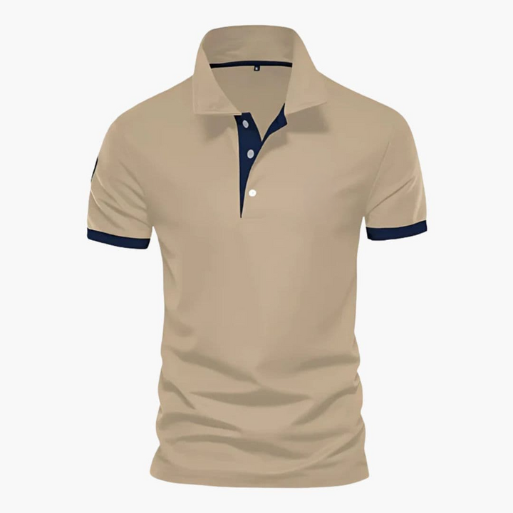 Polo Heren | Korte Mouwen & Contrast Details voor Smart-Casual Stijl