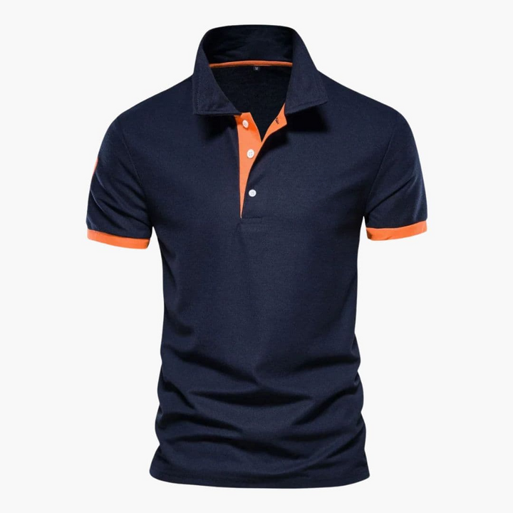 Polo Heren | Korte Mouwen & Contrast Details voor Smart-Casual Stijl