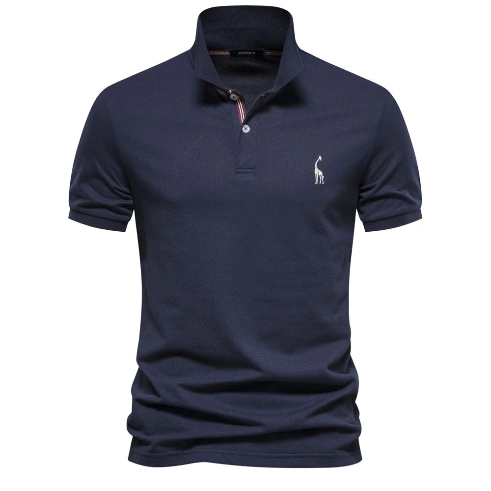 Polo Shirt Heren | Geborduurd Detail & Klassieke Stijl