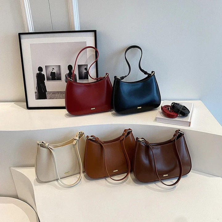 PU Leren Schoudertas met Verstelbare Strap