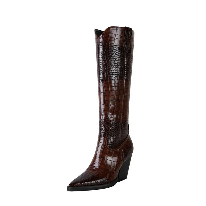 Westlyn Croc Leren Laarzen