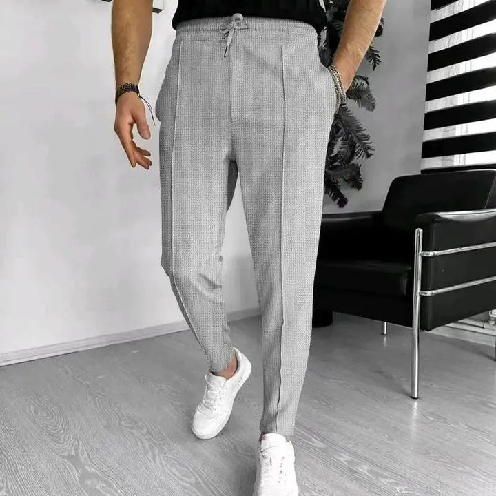 Herenbroek - Stijlvol - Comfortabel Materiaal, Elastische Tailleband - Ideaal voor Casual en Formele Gelegenheden
