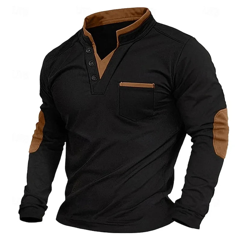 Ethan | Klassiek V-Hals Sweatshirt