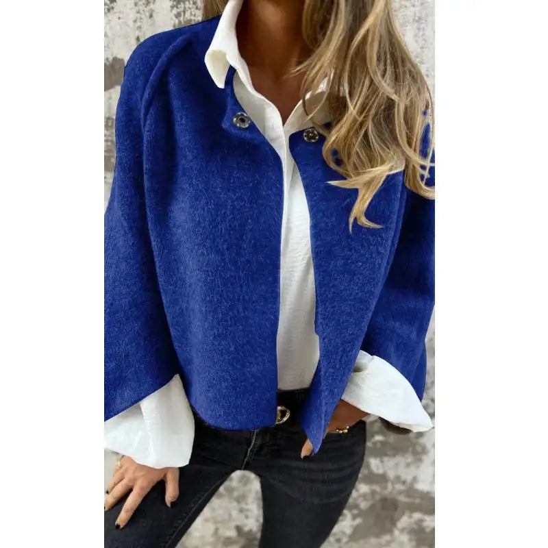 Layla - Wol Cardigan met Ronde Hals