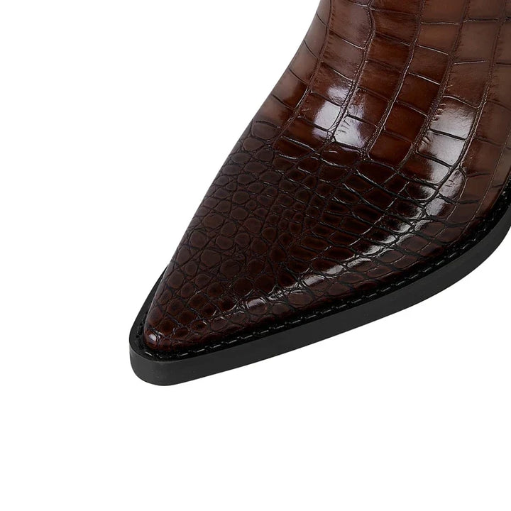 Westlyn Croc Leren Laarzen