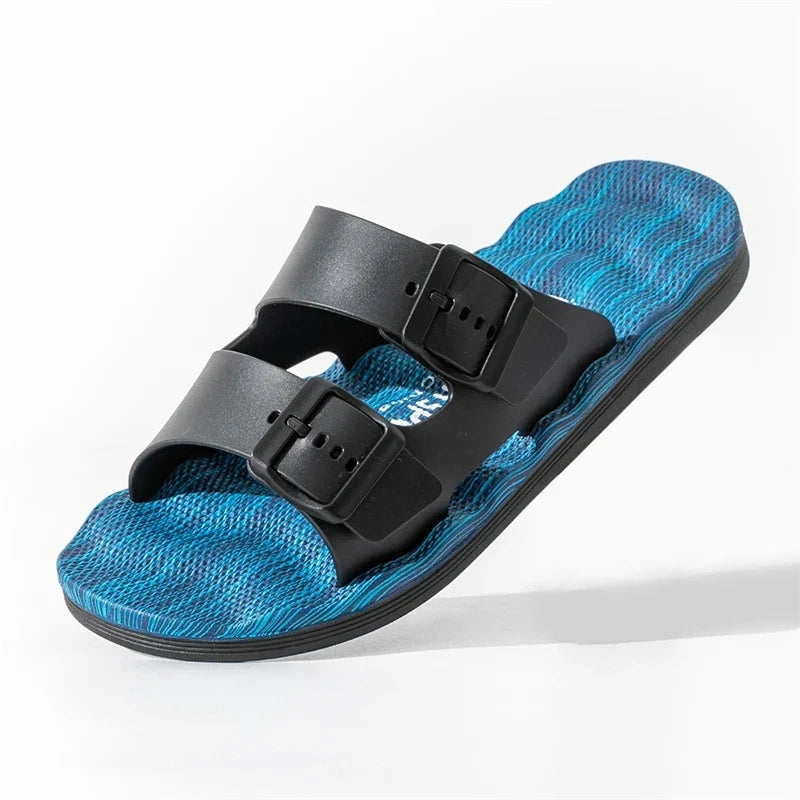 Van Belmont Orthopedische Leren Slippers