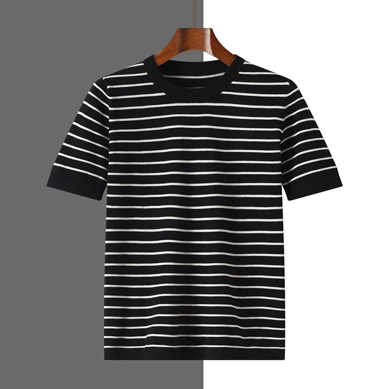 Haru Katoen Gestreepte Shirt