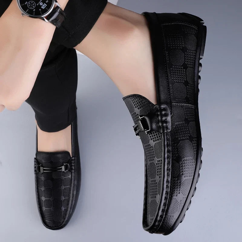 Giorgio Italiaanse Echte Leren Loafer