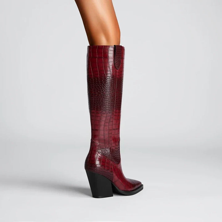 Westlyn Croc Leren Laarzen