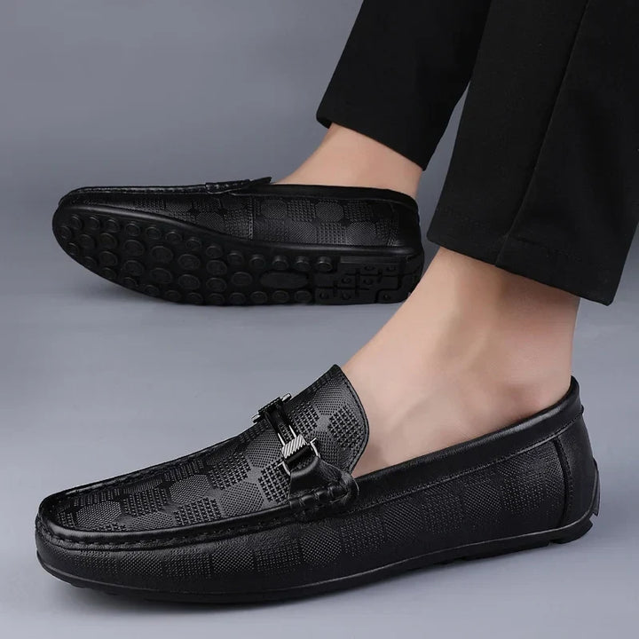Giorgio Italiaanse Echte Leren Loafer