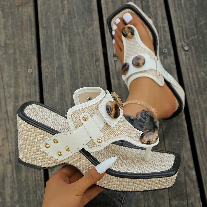 Sienna Harschuim Sandalen
