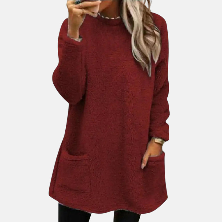 ISABEL – GEZELLIGE FLEECE LANGE SWEATSHIRT