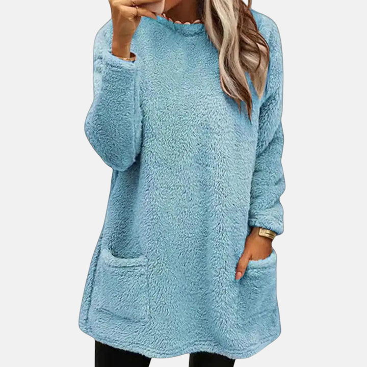 ISABEL – GEZELLIGE FLEECE LANGE SWEATSHIRT