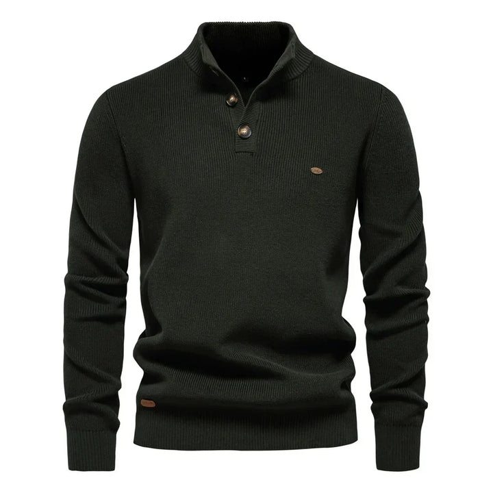 Heren Trui met Knopdetails