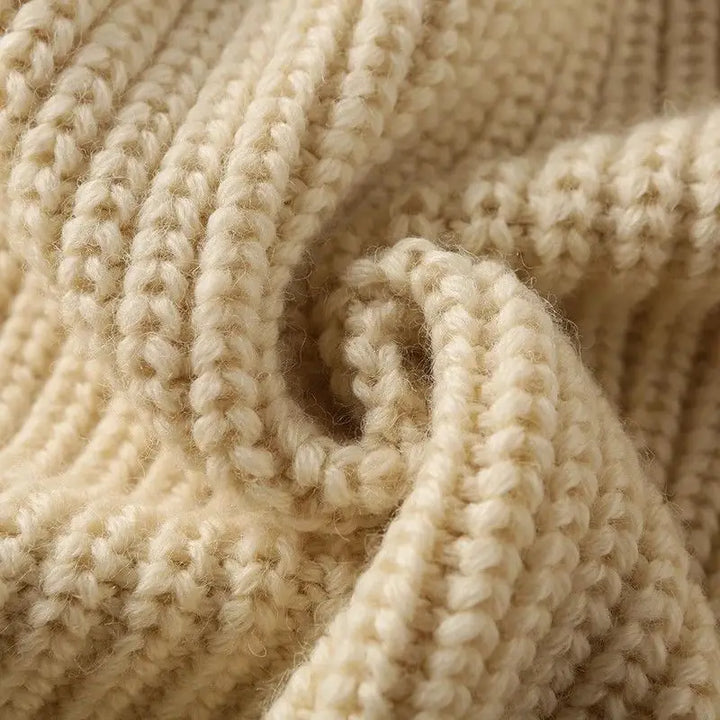 Mason Staande Kraag Wol Cardigan
