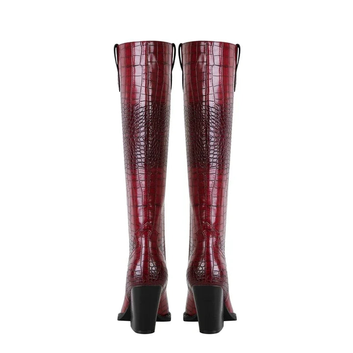 Westlyn Croc Leren Laarzen
