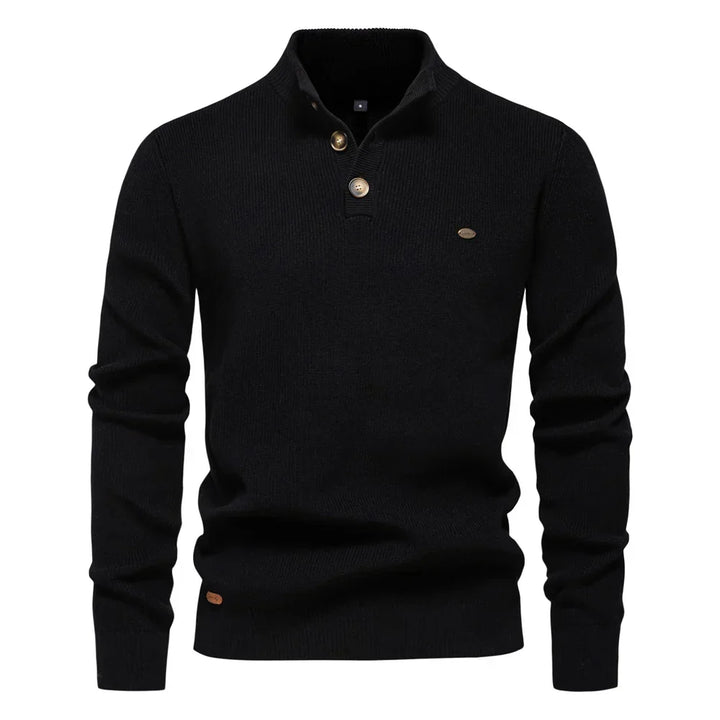 Heren Trui met Knopdetails